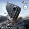 iPhone 17 Air, Ütésálló MagSafe-es tok, kitámasztóval, háromrétegű védelemmel - Fekete - ESR - Cyber Armor Kickstand