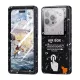 ShellBox – AirBox vízálló tok IP68 (max. 6,9") – Univerzális telefonmodell (max. 15 mm vastagság) – Fekete