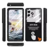 ShellBox – AirBox vízálló tok IP68 (max. 6,9") – Univerzális telefonmodell (max. 15 mm vastagság) – Fekete