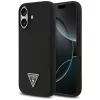 iPhone 17, Guess - Silicone Triangle Logo MagSafe tok - Fekete