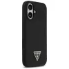 iPhone 17, Guess - Silicone Triangle Logo MagSafe tok - Fekete