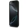 iPhone 17, Guess - Silicone Triangle Logo MagSafe tok - Fekete