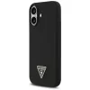 iPhone 17, Guess - Silicone Triangle Logo MagSafe tok - Fekete