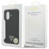 iPhone 17, Guess - Silicone Triangle Logo MagSafe tok - Fekete