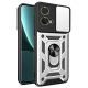 Modern Ütésálló Telefontok Állvánnyal és Kamera Védelemmel Honor 70 - Szürke