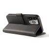 Eco Bőr kinyitható fekete tok (OnePlus Nord 2 5G)