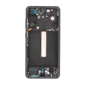   Gyári OEM LCD kijelző - Szürke - Samsung Galaxy S21 FE 2021 - SM-G990