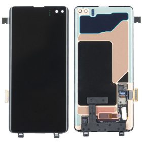   Gyári OEM LCD kijelző - Keret nélkül - Samsung Galaxy S10 Plus 2019 - SM-G975