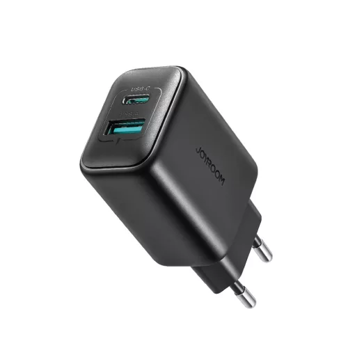 Joyroom JR-TCF13 hálózati töltő USB-C / USB-A, 25 W - fekete