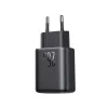 Joyroom JR-TCF13 hálózati töltő USB-C / USB-A, 25 W - fekete