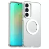 Samsung Galaxy S25 FE, Ütésálló MagSafe tok, megemelt szélekkel - Fehér - Techsuit - CandyCase