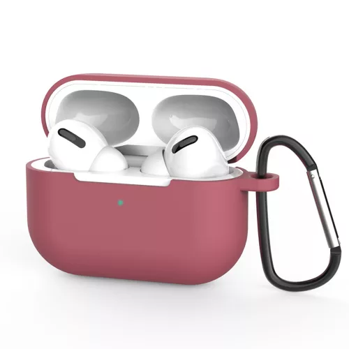 Techsuit - Szilikon tok AirPods Pro 3 - Bordó