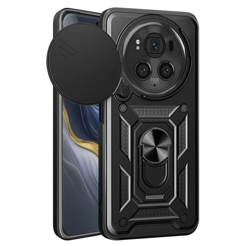 Techsuit - CamShield tok Honor Magic 8 Lite - Fekete