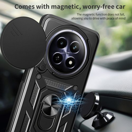 Techsuit - CamShield tok Honor Magic 8 Lite - Fekete