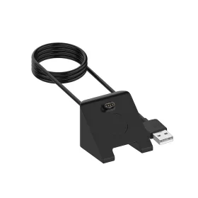   Techsuit - Okosóra Töltő (TGC3) - Garmin Watch töltő, USB, 5W, 1m - Fekete