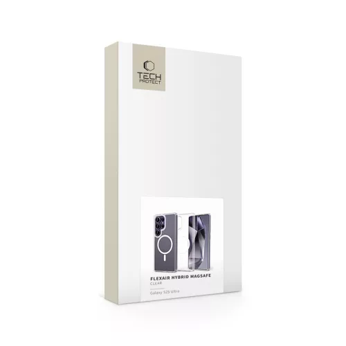 Samsung Galaxy S25 Ultra, Tech-Protect FlexAir Hybrid MagSafe tok - Átlátszó