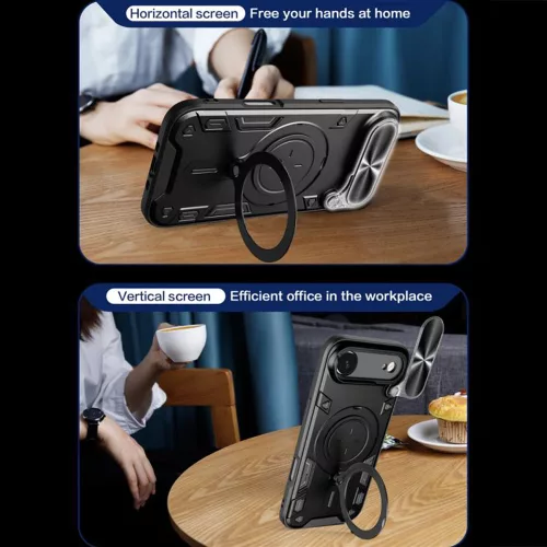 Techsuit - CamGuard Pro - iPhone 17 Air - Fekete