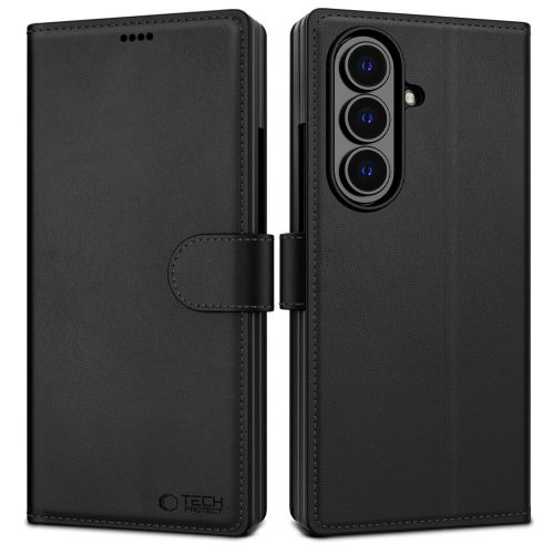 Tech-Protect Wallet kinyitható tok Samsung Galaxy Z Fold 7 - Fekete