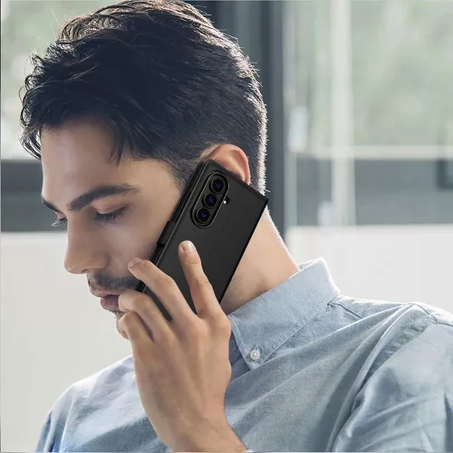 Tech-Protect Wallet kinyitható tok Samsung Galaxy Z Fold 7 - Fekete