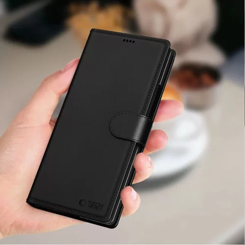 Tech-Protect Wallet kinyitható tok Samsung Galaxy Z Fold 7 - Fekete