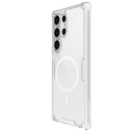 Nillkin Nature Pro Ütésálló Átlátszó Tok Mágneses Gyűrűvel (Samsung Galaxy S24 Ultra)