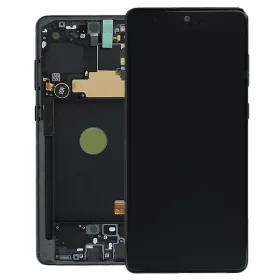   Gyári OEM LCD kijelző - Aura Black (Fekete) - Samsung Galaxy NOTE 10 Lite 2020 - SM-N770