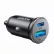 Joyroom JR-CCN05 30W USB-A USB-C mini autós töltő - Fekete