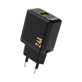 Töltő adapter 2,4A, USB-A - Fekete - Dudao A23