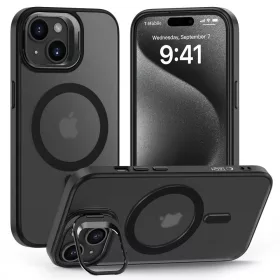  Tech-Protect MagStand MagSafe tok kitámasztóval iPhone 15 - Fekete
