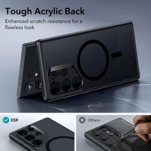 ESR Classic Hybrid Halolock Matt Fekete tok (Samsung Galaxy S24 Ultra)