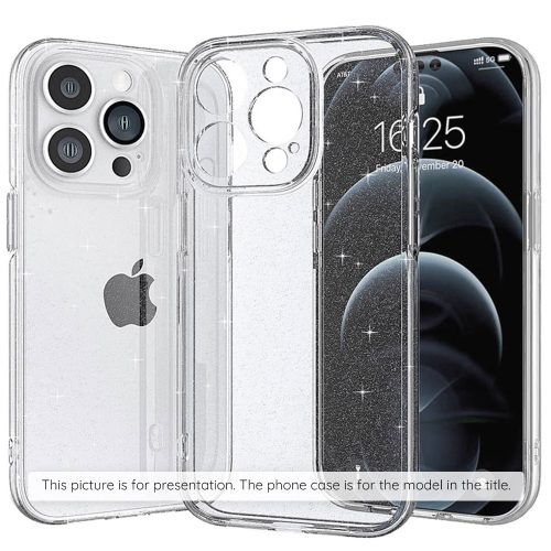 Techsuit - SparkleSkin Glitteres tok Honor 400 Lite - Átlátszó