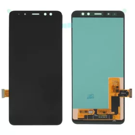   Gyári OEM LCD kijelző - Fekete - Samsung Galaxy A8 2018 - SM-A530