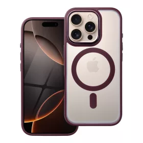   FULL MATTE MAG tok MagSafe-kompatibilis iPHONE 16 Pro Max - Bordó