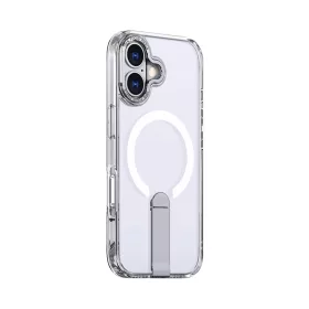   Hybrid Armor X tok iPhone 17-hez MagSafe-kompatibilis kitámasztóval - Átlátszó