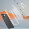 Hybrid Armor X tok iPhone 17-hez MagSafe-kompatibilis kitámasztóval - Átlátszó