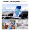 iPhone 17 Pro Max, Tech-Protect Silicone MagSafe tok - Lila