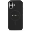 iPhone 17, Guess - Saffiano Classic Logo, MagSafe tok - Fekete