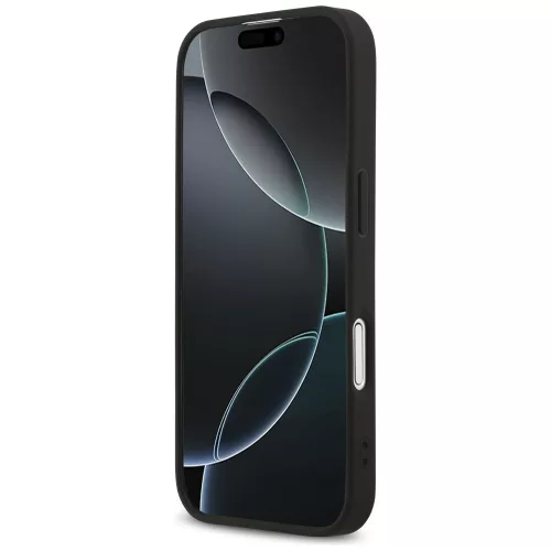 iPhone 17, Guess - Saffiano Classic Logo, MagSafe tok - Fekete
