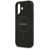 iPhone 17, Guess - Saffiano Classic Logo, MagSafe tok - Fekete