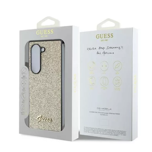  Guess 4G Glitteres Tok Samsung Galaxy Z Fold 6 - Arany