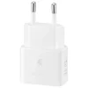 Samsung fali töltő adapter, kábellel, 25W, USB-C - fehér