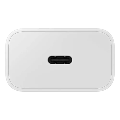 Samsung fali töltő adapter, kábellel, 25W, USB-C - fehér