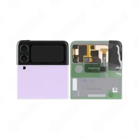   Gyári OEM LCD külső kijelző - Levender lila - Samsung Galaxy Z Flip 3 5G 2021 - SM-F711