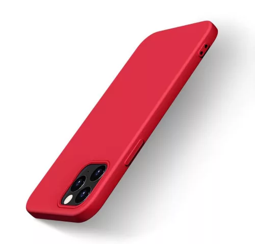 Szilikon piros tok (iPhone 12 Mini)