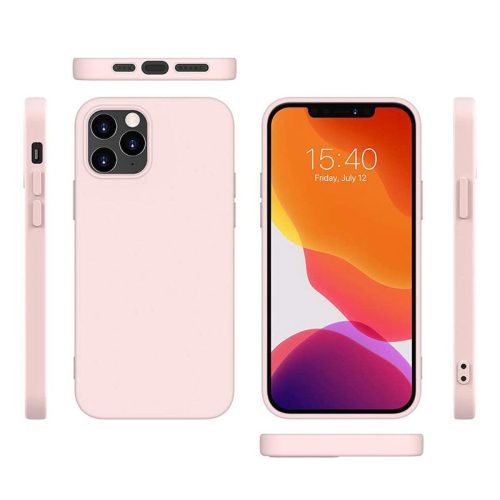 Szilikon rózsaszín tok (iPhone XR)