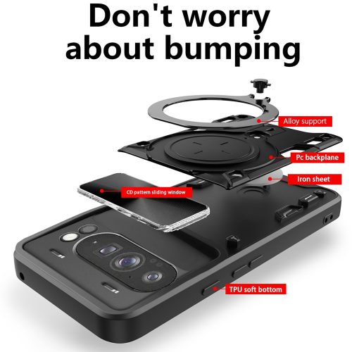 Techsuit - CamGuard Pro - Honor 400 Pro - Fekete