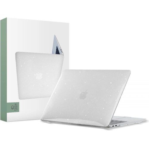 Tech-Protect átlátszó és csillogós Macbook Air tok (2018-2020, 13")