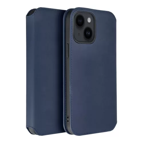 DUAL POCKET Kinyitható tok iPhone 16 Pro Max - Sötétkék