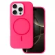 MagSafe Slim Szilikon tok iPhone 15 - Pink