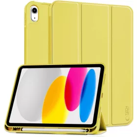   Tech-Protect iPad tok Pencil tartóval - Sárga - iPad 10.9" 2022